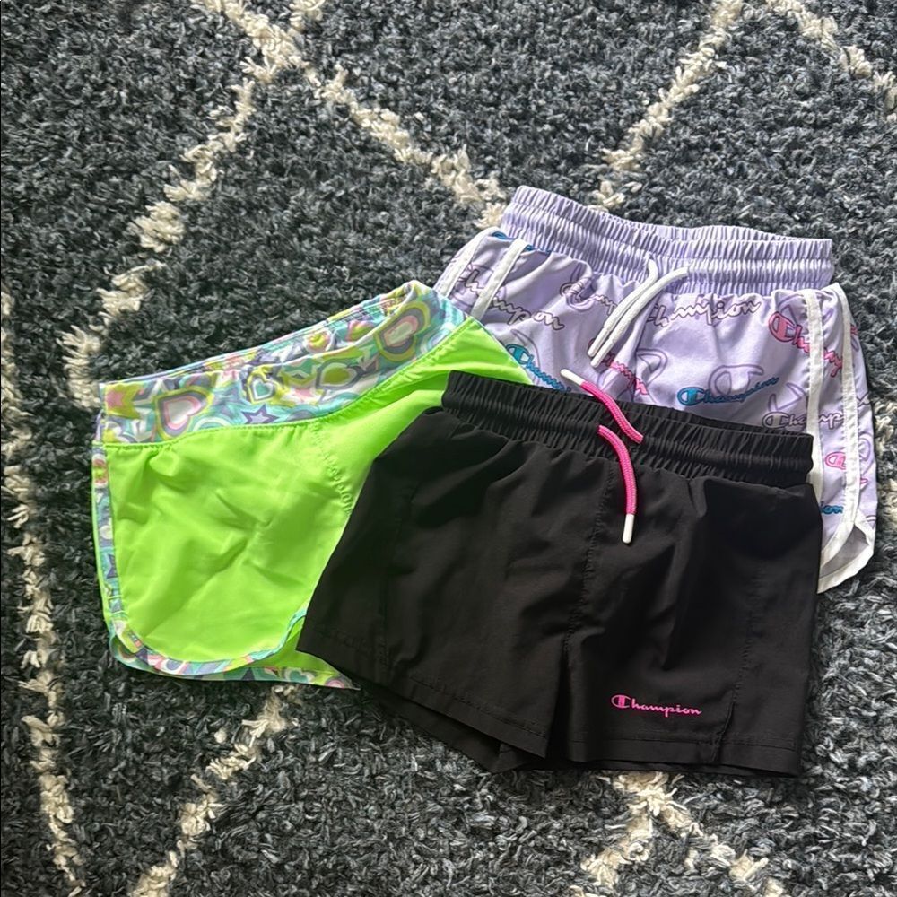 Bundle of 3 Girls Running Shorts
